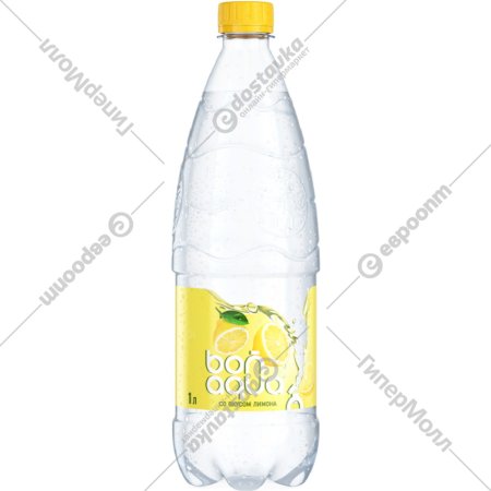 Вода питьевая «Bonaqua» газированная со вкусом лимона, 1 л