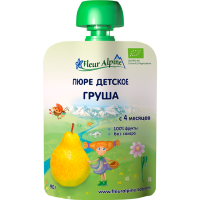 

Пюре д/дет"FLEUR ALPINE"груша,с4мес,90г