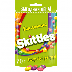Драже же­ва­тель­ное «Skittles» кис­ло­микс, 70 г