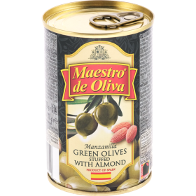 Оливки «Maestro de Oliva» с мин­да­лем, 300 г