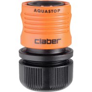 Коннектор для шланга «Claber» с аквастопом, 8567