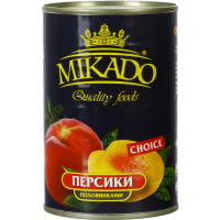 

Персики полов.в сиропе "МИКАДО" 410гр.