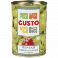 Оливки «Gusto» фаршированные перцем, 280 г