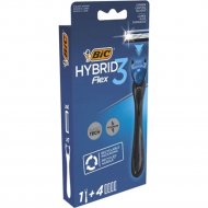 Станок для бритья «BIC Flex3 Hibrid» 3 лезвия, 4 шт.