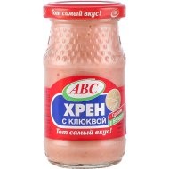 Хрен «ABC» с клюквой, 160 г