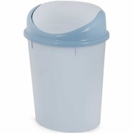Контейнер для мусора «Альтернатива» овальный, голубой, 8 л