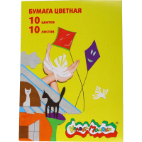 

Бумага цветн."КАЛЯКА-МАЛЯКА" (10цв,10л)