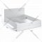 Кровать «Империал» Йорк, 160, без основания, белый жемчуг/белый глянец