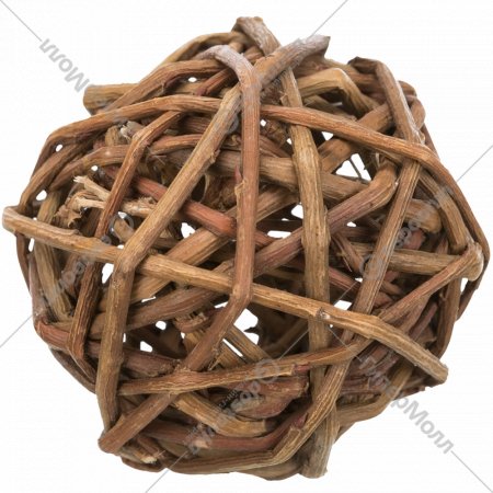 Игрушка для грызунов «Плетеный мяч» 6 см