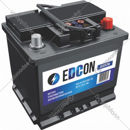 Аккумулятор автомобильный «Edcon» DC52470R, 52Ah