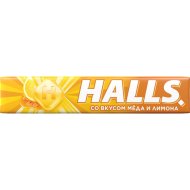 Карамель лед.«HALLS» (мед, лимон) 25.2г