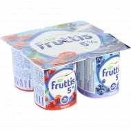 Йогуртный продукт «Fruttis» вишня-черника 5%, 115 г