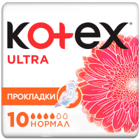 

Прокладки "KOTEX ULTRA DRY NORMAL" 10шт