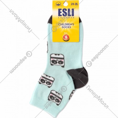 Носки детские «Esli» бледно-бирюзовый, размер 18