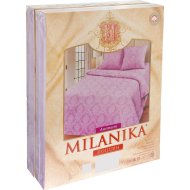 Комплект постельного белья «Milanika» Аметист, евро, поплин-жаккард