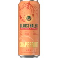 На­пи­ток пивной без­ал­ко­голь­ный Clausthaler Grapefruit с ароматом грейпфрута 0,5 л