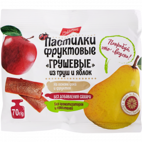 Пастилки фруктовые «Михаэлла» из груш и яблок, 70 г