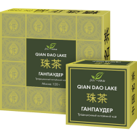 

Чай "QIAN DAO"(ганпауд,зел,кит,лист)120г