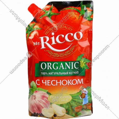 Кетчуп «Mr.Ricco» с чесноком, 350 г