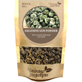 Чай «Exclusive Gun Powder» зе­ле­ный, 80 г