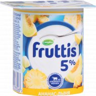Йогуртный продукт «Fruttis» ананас-дыня, персик-маракуйя, 5%, 115 г
