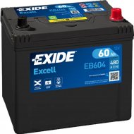 Аккумулятор автомобильный «Exide» Excell, 60Ah, EB604