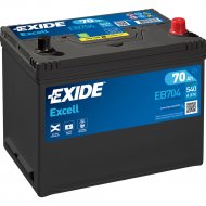 Аккумулятор автомобильный «Exide» Excell, EB704, 70Ah