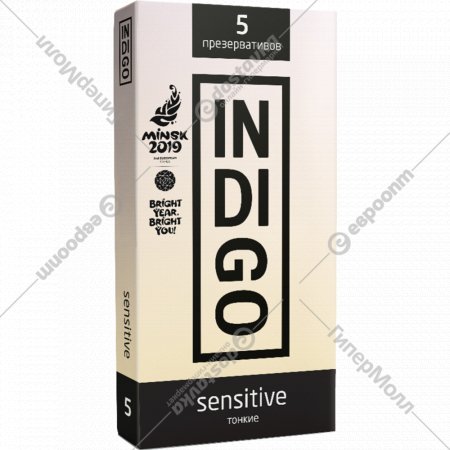 Презервативы «Indigo» Sensitive №5 ультратонкие, 5 шт