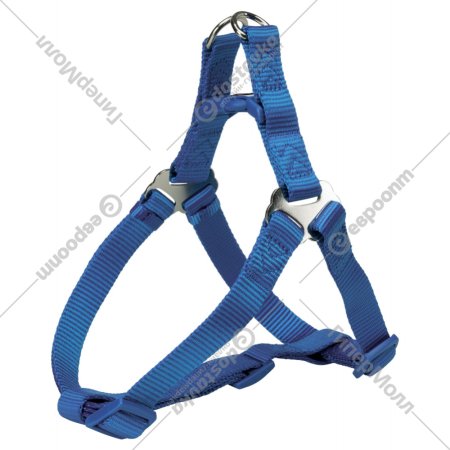 Шлея для собак «Trixie» Premium One Touch harness, размер S, синий