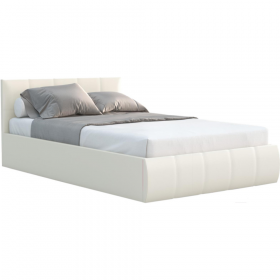 Кровать «Софос» Верона, с подъемным механизмом, Тип A, Teos milk, 140х200 см