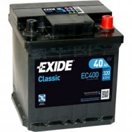 Аккумулятор автомобильный «Exide» Classic, 40Ah, EC400