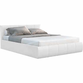 Кровать «Софос» Верона, с подъемным механизмом, Тип A, Teos white, 160х200 см