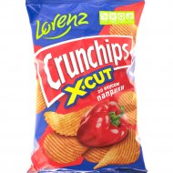 Чипсы картофельные «Lorenz» Crunchips. X-Cut, рифленые, со паприки, 70 г