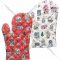 Рукавица-прихватка «Tognana» Textile Christmas Conversation, E1XGU082837_1, красный, 17х27 см