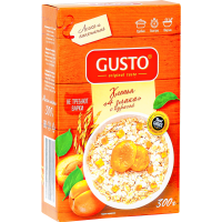 

Хлопья"GUSTO"(4 злака/курага)300г