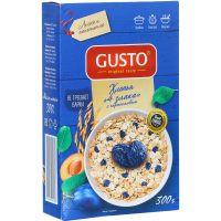 

Хлопья"GUSTO"(4 злака/чернослив)300г