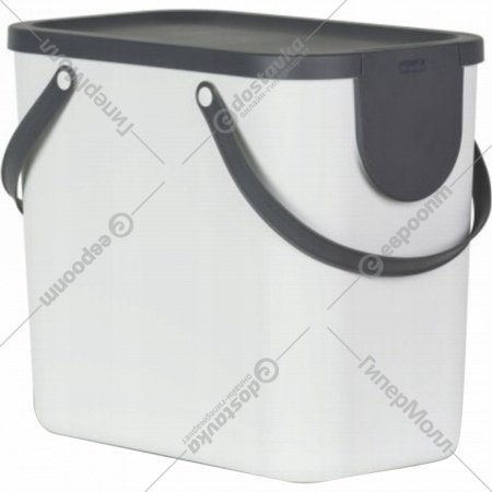 Контейнер для раздельного сбора мусора «Rotho» Albula, 1024901023, белый, 25 л
