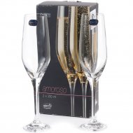Набор бокалов для шампанского «Bohemia Crystal» Amoroso, 2 шт, 200 мл