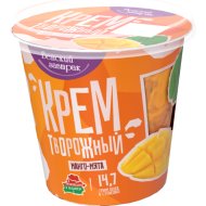 Крем твороженный Венский Завтрак манго-мята, 4.5%, 150 г