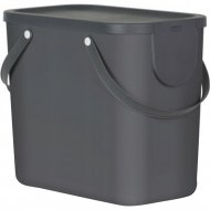Контейнер для раздельного сбора мусора «Rotho» Albula, 1024908853, серый, 25 л