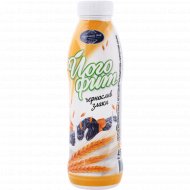 Йогурт питьевой «Молочный мир» чернослив-злаки, 2%, 450 г