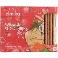 Хлебцы пшенично-рисовые «Elmika» морковь, томат и лук, 70 г