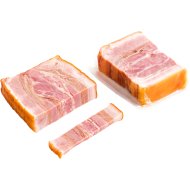 Бекон копчено-вареный из свинины Беловежский 1 кг, фасовка 0.5&nbsp;-&nbsp;0.55 кг