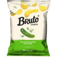 Чипсы «Bruto» малосольный огурчик, 120 г