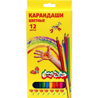 

Карандаши цветные "КАЛЯКА-МАЛЯКА"(12цв.)