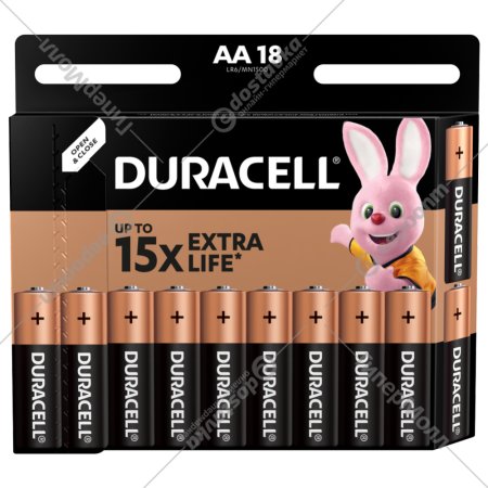 Батарейка «Duracell» Basic, АА 1.5V, 18 шт