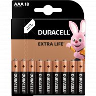 Батарейка «Duracell» Basic, ААA 1.5V LR03, 18 шт