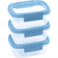 Набор контейнеров «Curver» Fresh, прозрачный/голубой, 00993-284-00, 3х200 мл