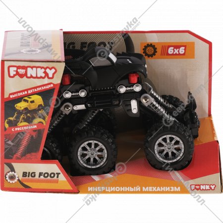 Машинка инерционная «Funky Toys» черная, арт. FT97939