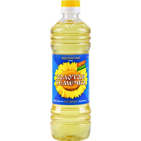 Масло подсолнечное Золотая семечка рафинированное, 500 мл